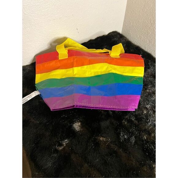 Ikea Storstomma Rainbow Bag SMALL Shopping Storage Gay Pride LGBT LGBTQ Ltd Ed - Picture 1 of 2